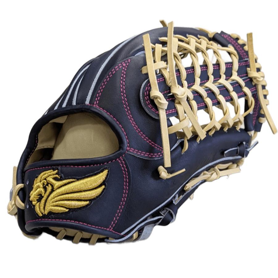 ジェニュイン 硬式グローブ ソフトボールグローブ 外野手用グローブ 右