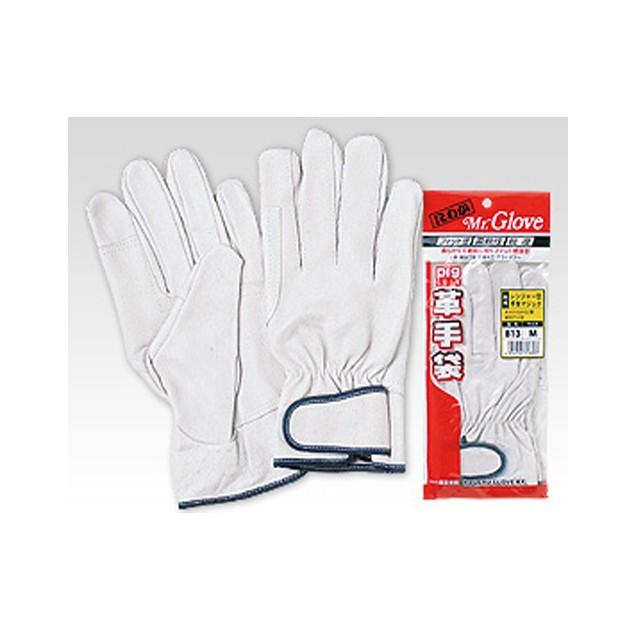 作業用手袋 革手袋 にわか Mr.Glove 豚革レンジャー アテ付マジック No