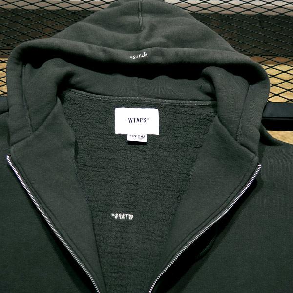 WTAPS（ダブルタップス） 21AW BLANK/ZIP HOODED/COTTON 212ATDT-CSM06