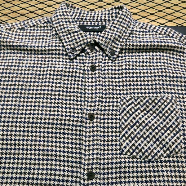 UNDERCOVER（アンダーカバー） 18SS CUTOFF CHECK SHIRT UCU4401-2