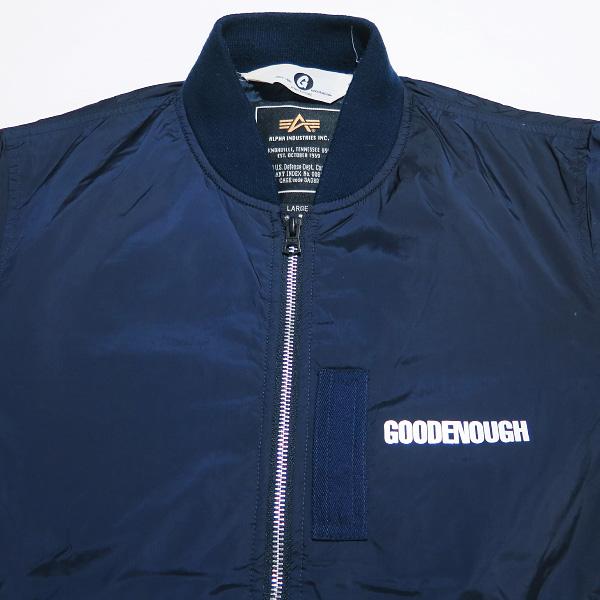 GOODENOUGH（グッドイナフ） x ALPHA INDUSTRIES アルファ