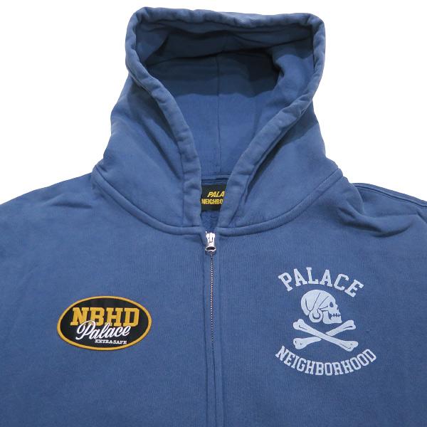 PALACE（パレス） × NEIGHBORHOOD ネイバーフッド 25SS SKULL ZIP HOOD