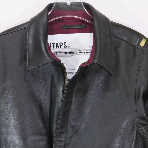 WTAPS（ダブルタップス） 16AW A-2/JACKET.LEATHER.SHEEP 162GWDT