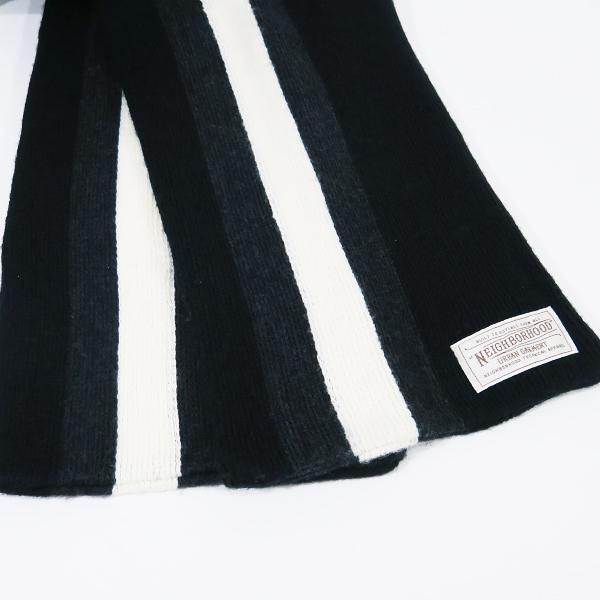 NEIGHBORHOOD（ネイバーフッド） MUFFLER マフラー ブラック : Nana