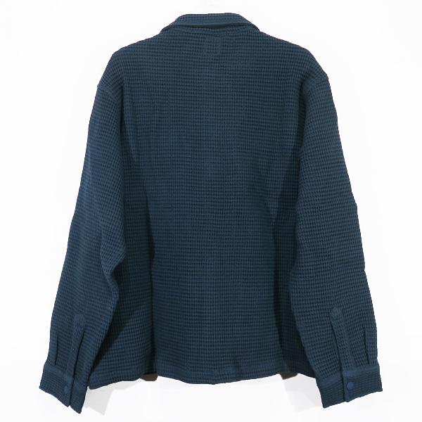 BRAIN DEAD（ブレインデッド） WAFFLE SNAP FRONT SHIRT ワッフル