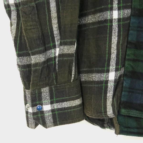 sacai（サカイ） 切り替えチェックネルシャツ 14-00656M 【メンズ