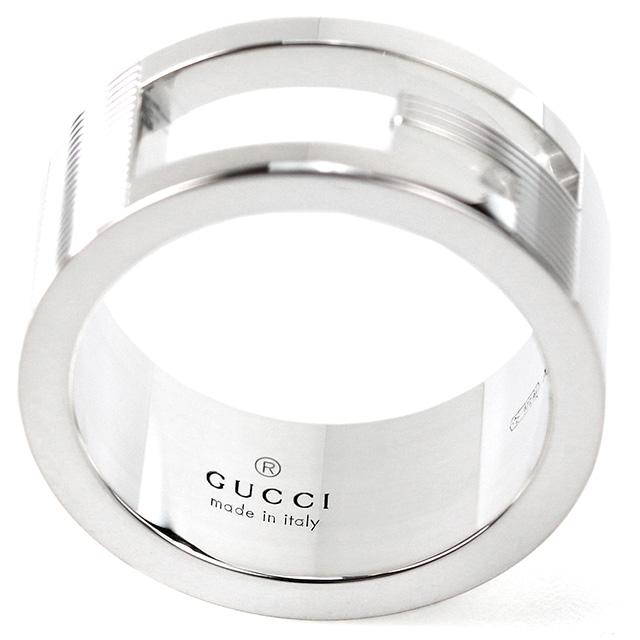GUCCI（グッチ） ブランド リング 指輪 メンズ レディース G シルバー