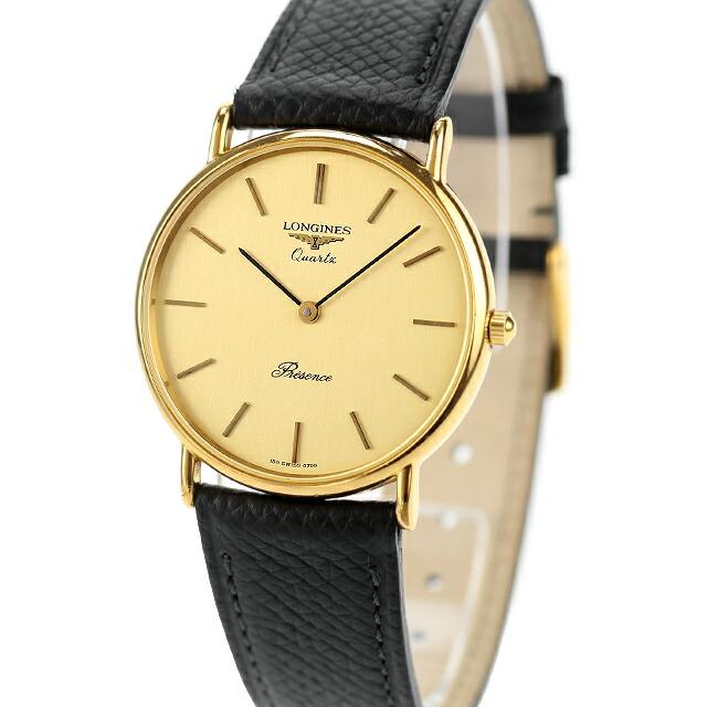 プレザンス 中古 ベルト未使用品 ロンジン LONGINES ラウンド バー