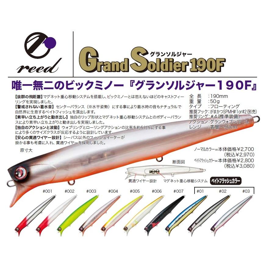 Pazdesig(パズデザイン) reed(リード) Grand Soldier 190F（グラン