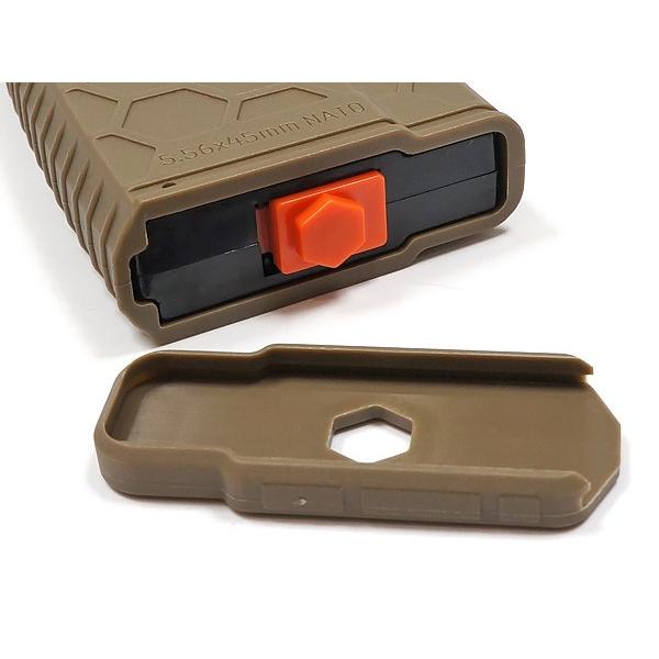 SYSTEMA PTW トレポン 対応 HEXMAG マガジン ポリマー樹脂 製 BK 120連