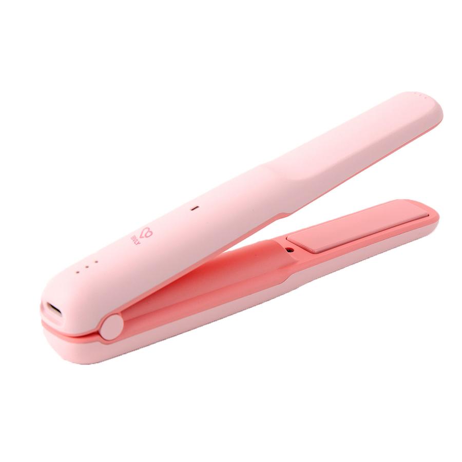 コードレス ミニヘアアイロン ピンク 目安在庫=△ : ナノズ ヤフー店