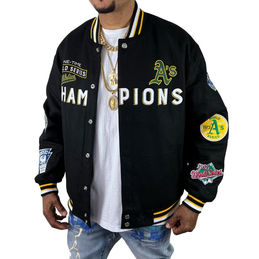 jhDesign ATHLETICS worldseries champions リバーシブルジャケット