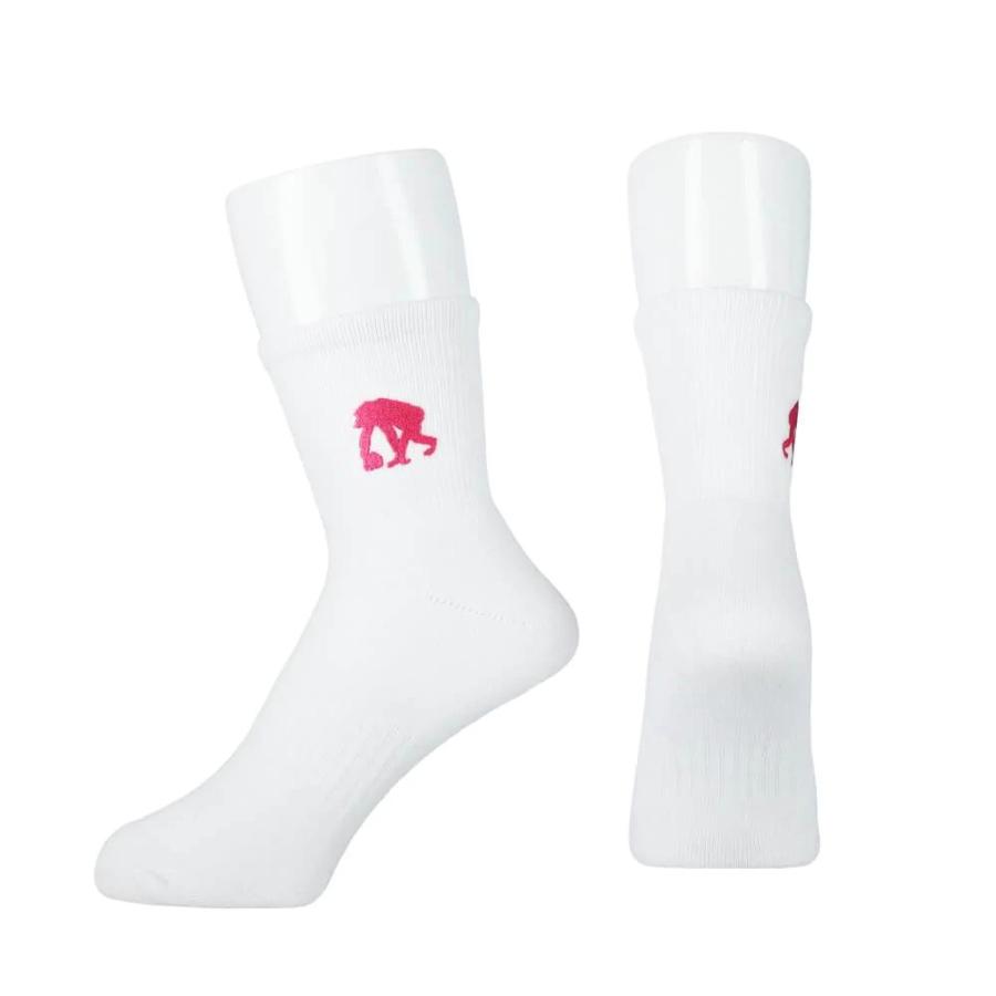 EGOZARU）エゴザル ワンポイントソックス 白 バスケットボール