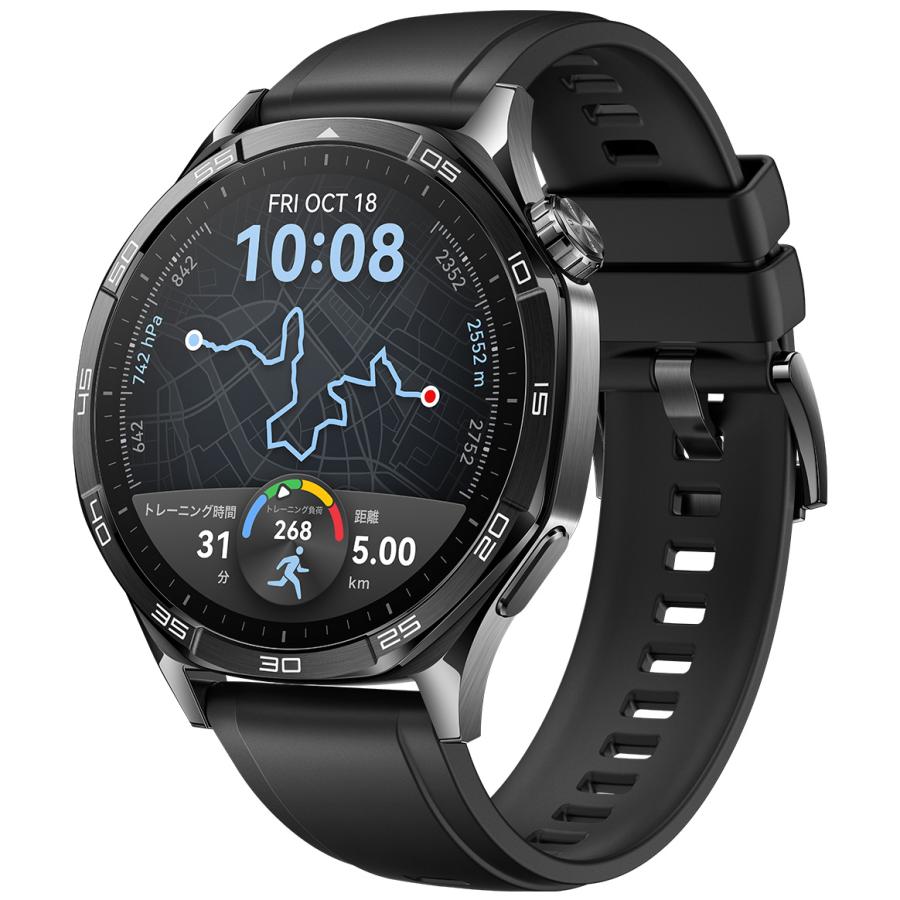 HUAWEI WATCH GT ファーウェイ スマートウォッチ GT5 46mm VLI-B19-BK