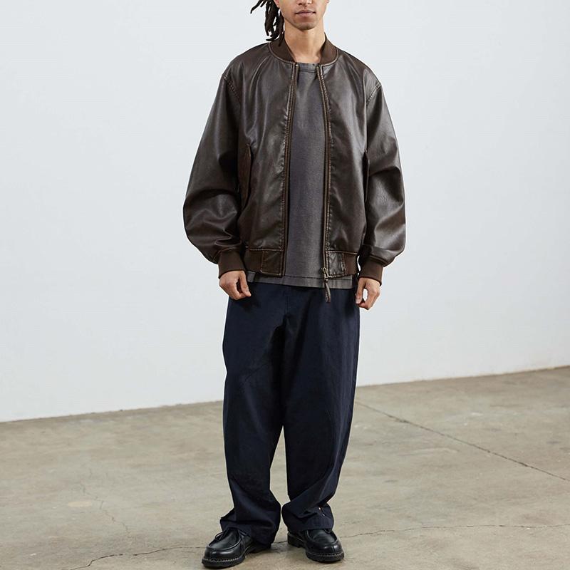 ARMY TWILL（アーミーツイル） メンズ レザージャケット ヴィーガン