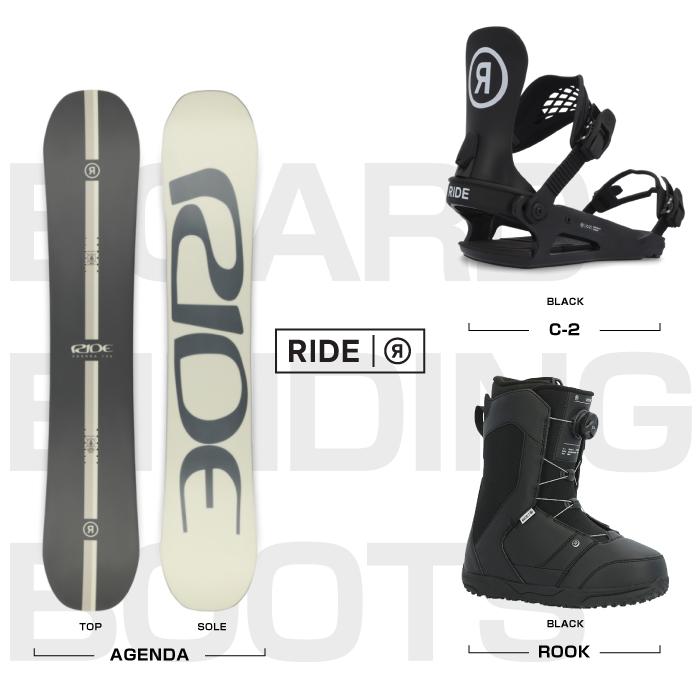 RIDE（ライド） [日本正規品] スノーボード 板 ビンディング ブーツ 3