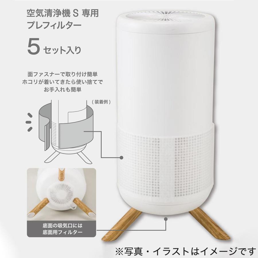 ニトリ（NITORI） 空気清浄機 エアリー用プレフィルター(5枚) : ニトリ