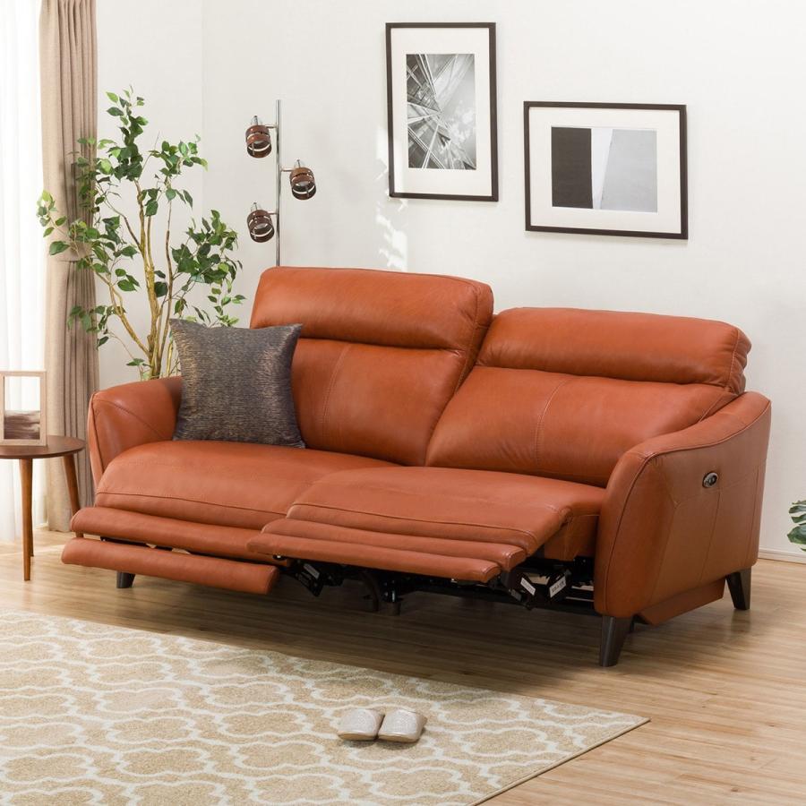 ニトリ（NITORI） ソファー ソファ 3人掛け 電動リクライニングソファ