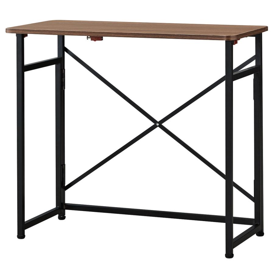 ニトリ（NITORI） 幅56.5cm 折りたたみデスク(ZTW-3 WN/BK)ニトリ