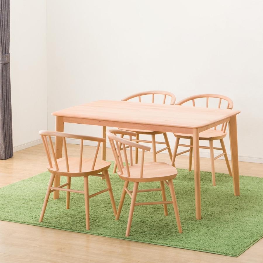 ニトリ（NITORI） ダイニングテーブル5点セット(NコレクションT-01 135