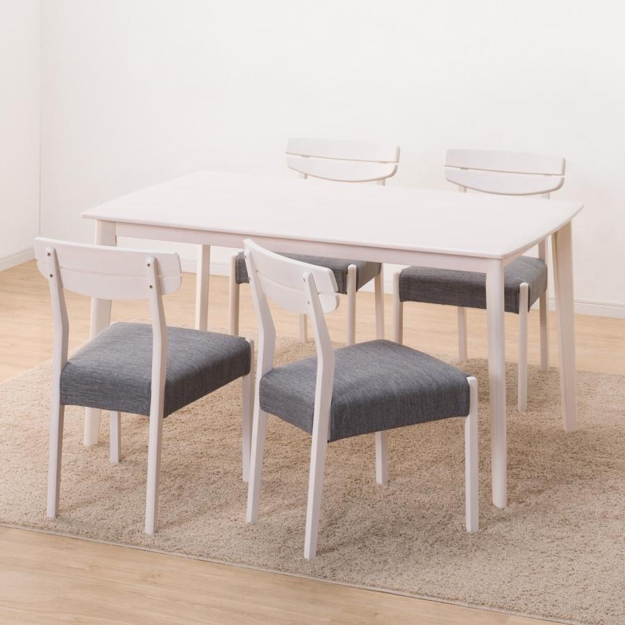 ニトリ（NITORI） 幅135 ダイニングテーブル5点セット（DTアルナス