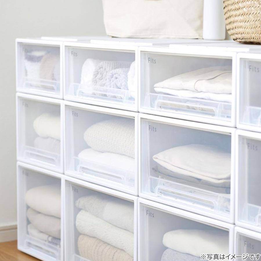 ニトリ（NITORI） 【奥行74cm】押入れ用フィッツケース2個組(幅39×高さ