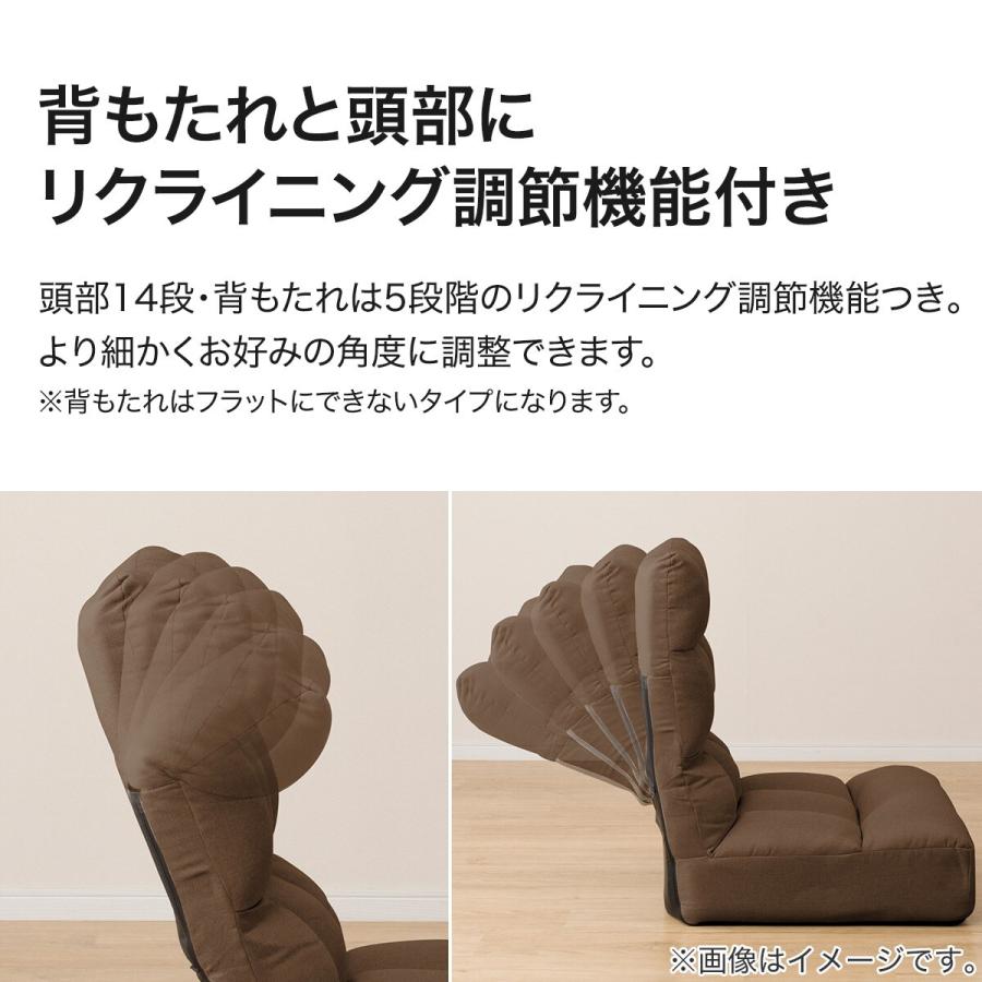 ニトリ（NITORI） つながるハイバックポケットコイル座椅子 ローソファ