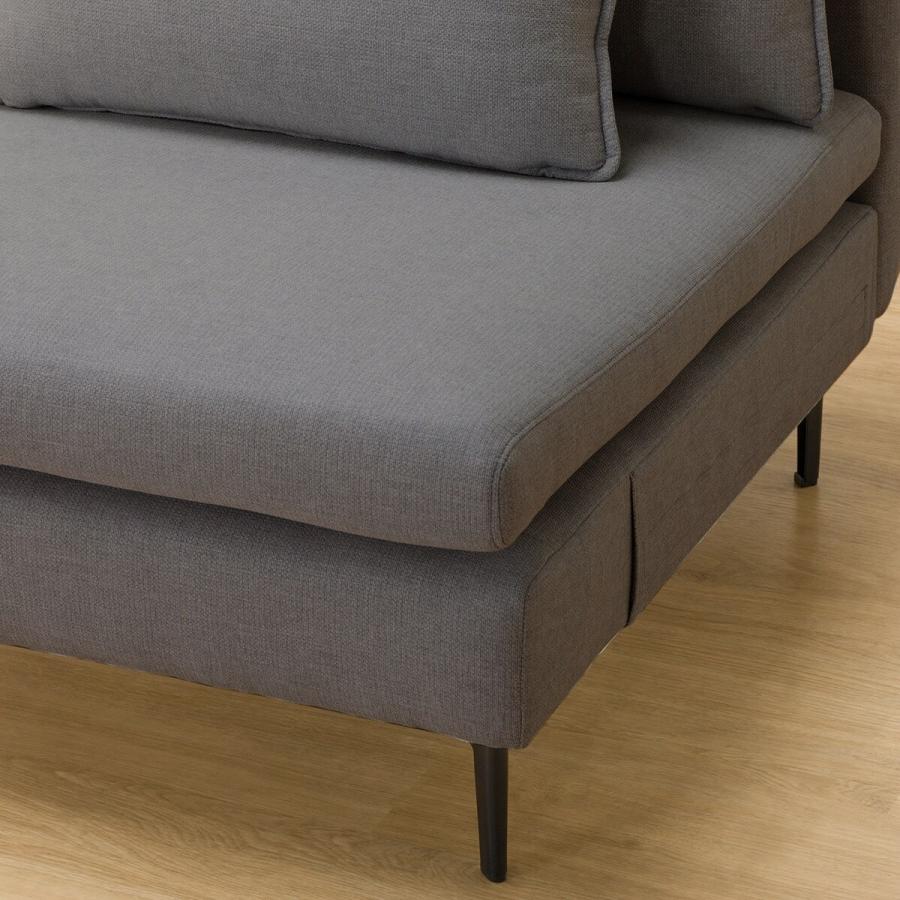 ニトリ（NITORI） 広い座面のゆったりソファ(MS01 4人掛け 3P/1Pセット