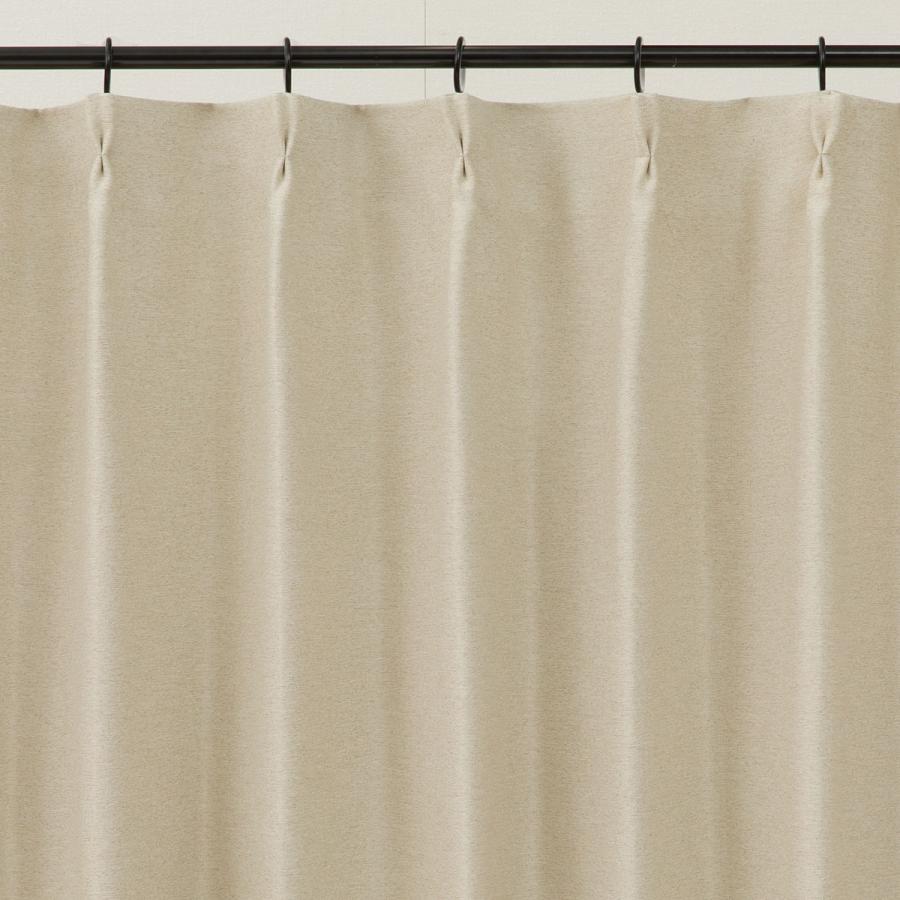 ニトリ（NITORI） 遮光2級・遮熱ドレープカーテン(100X200X2 ベージュ