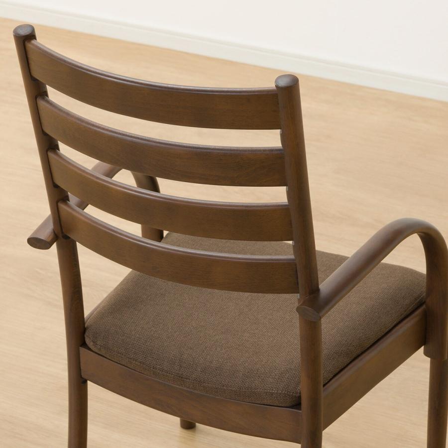 ニトリ（NITORI） ダイニングチェア(Nコレクション C-07肘付き MBR/AQ