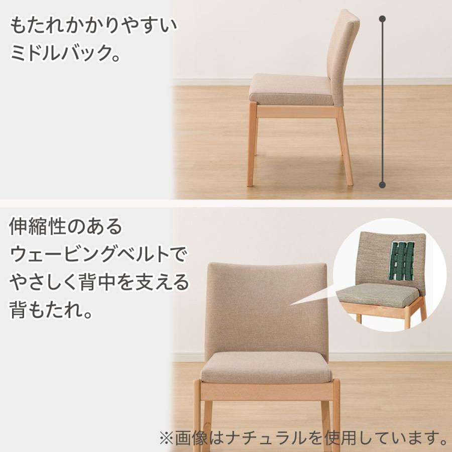 ニトリ（NITORI） 傷・汚れに強いファブリック ダイニングチェア(N