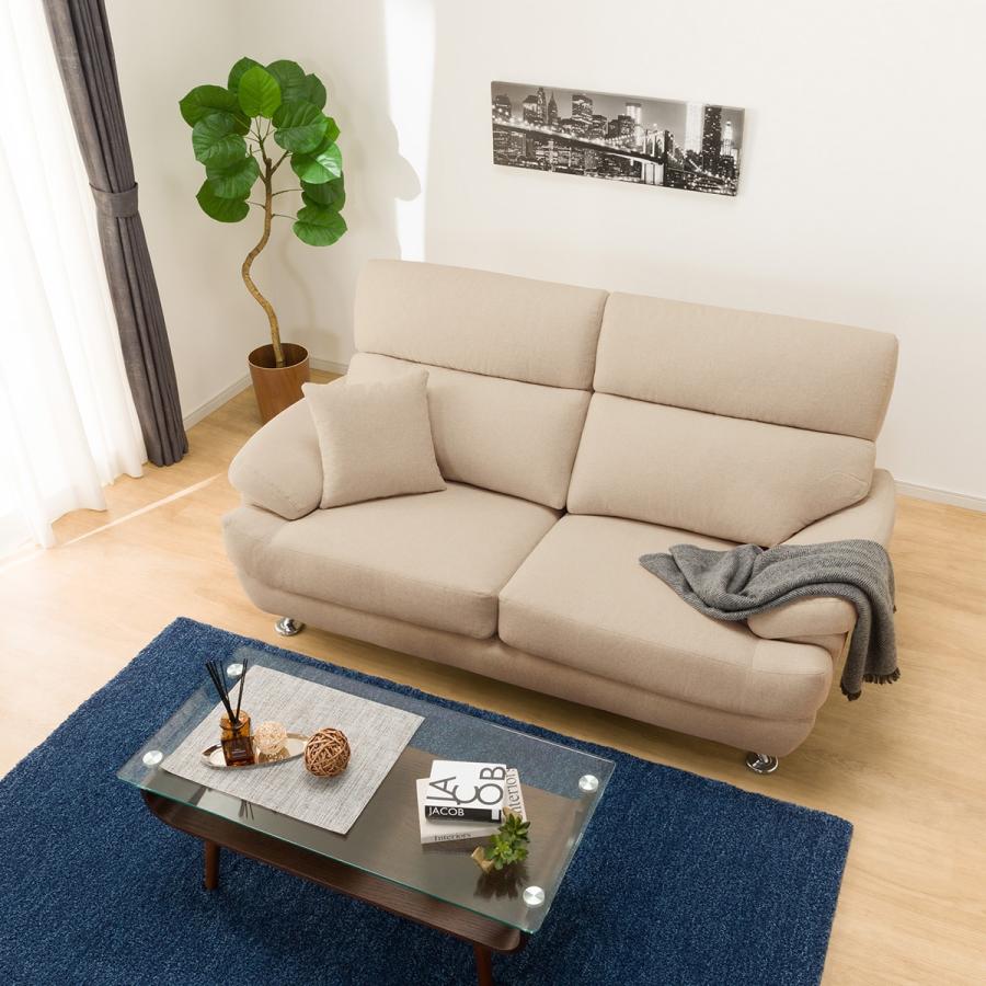 ニトリ（NITORI） 3人掛け布張りソファ(Nポケット BS13 AQ-BE) ニトリ