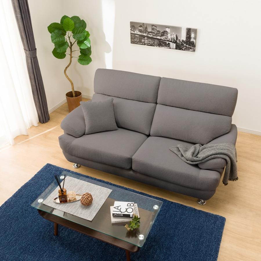 ニトリ（NITORI） 3人掛け布張りソファ(ポケット BS13 NシールドAQ-MGY