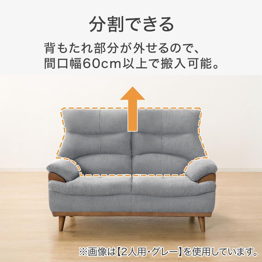 ニトリ（NITORI） 布張り2人掛けソファ(PD02-2 GY) : ニトリ Yahoo!店