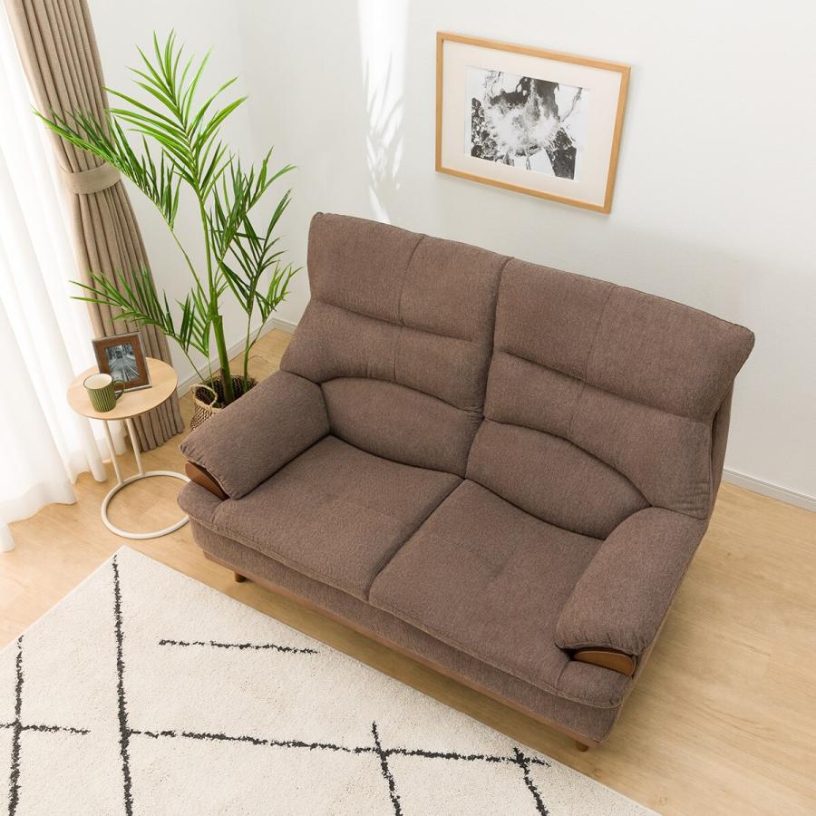 ニトリ（NITORI） 布張り2人掛けソファ(PD02-2 DBR) : ニトリ Yahoo!店