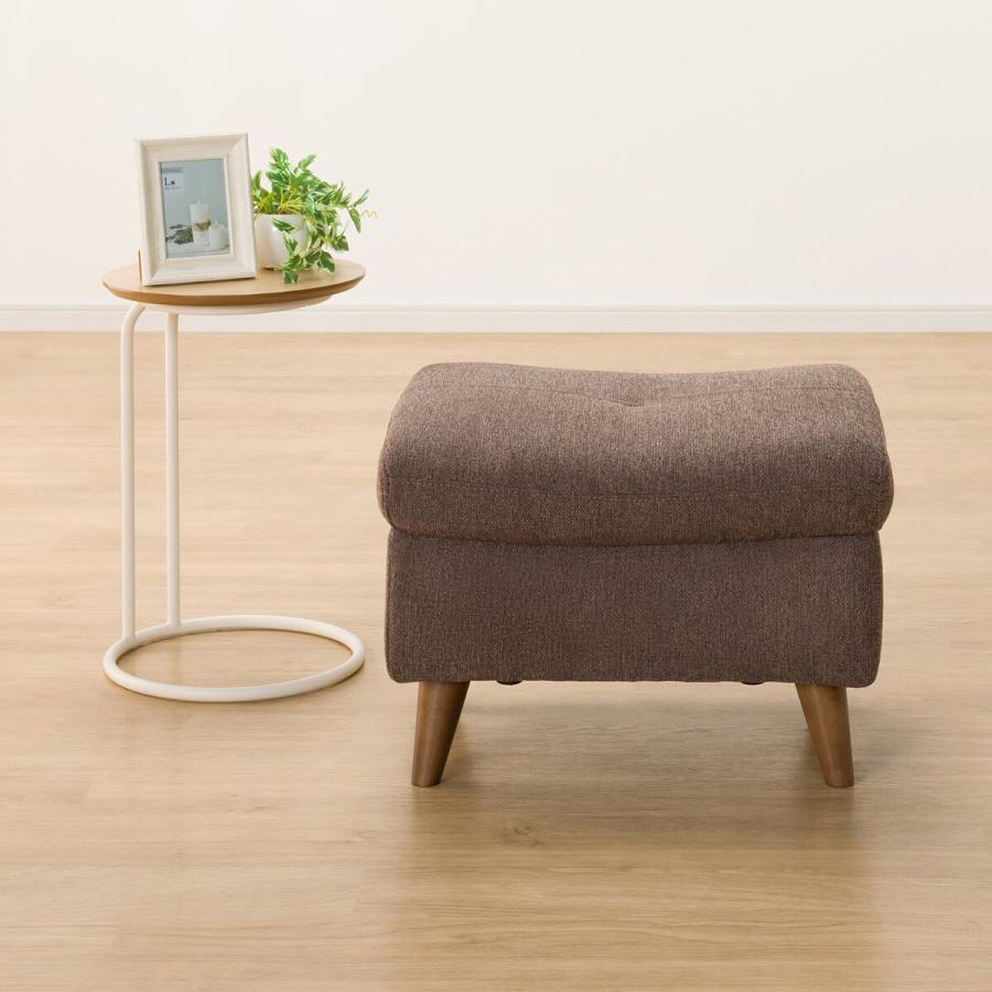 ニトリ（NITORI） 布張りスツール(PD02-2 DBR) : ニトリ Yahoo!店