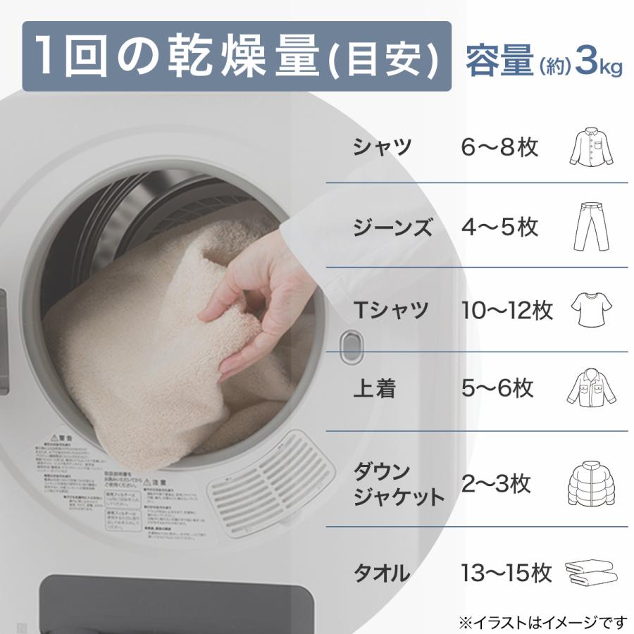 ニトリ（NITORI） 3kg衣類乾燥機 (NH30DE1ホワイト) リサイクル回収