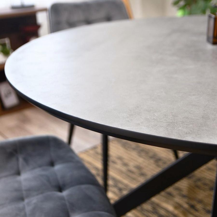 ニトリ（NITORI） メラミン円形テーブル (幅120cm GY) ニトリ期間限定