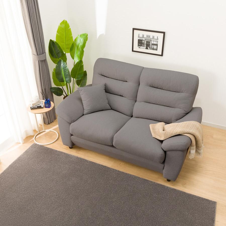 ニトリ（NITORI） 2人掛け布張りソファ(Nポケット BS12 H-HI Nシールド