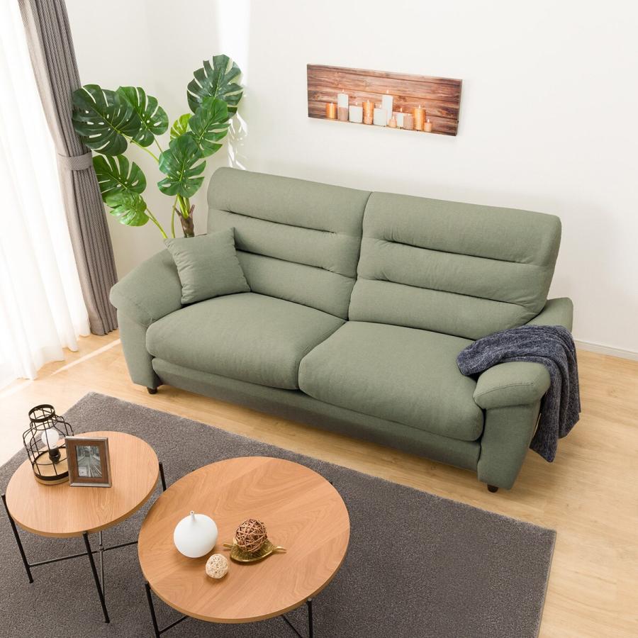 ニトリ（NITORI） 3人掛け布張りソファ(Nポケット BS12 S-HI Nシールド