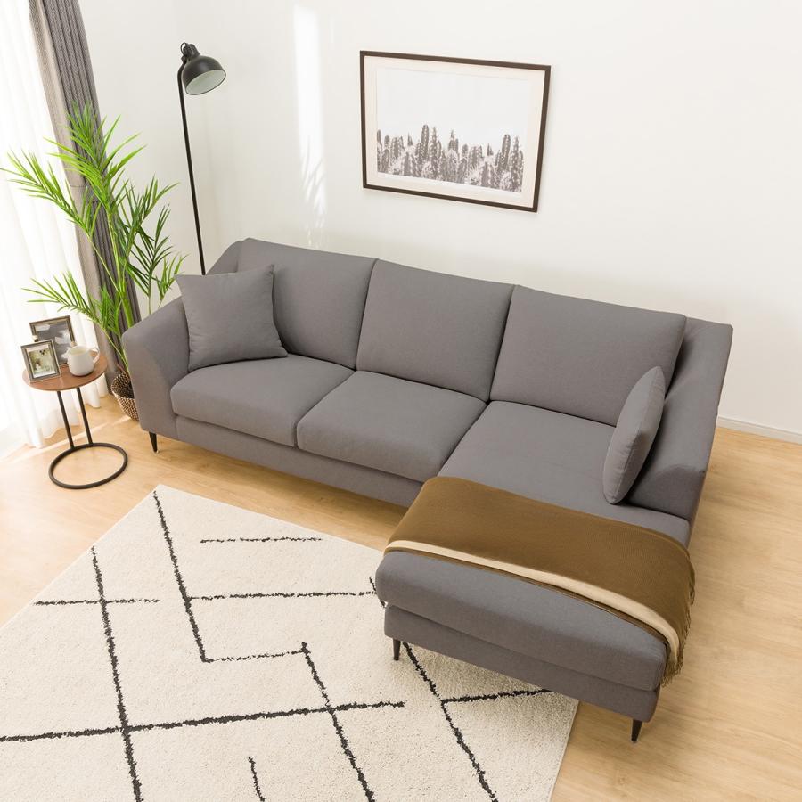 ニトリ（NITORI） 布張りカウチソファ(Nポケット BS15 LC Nシールド