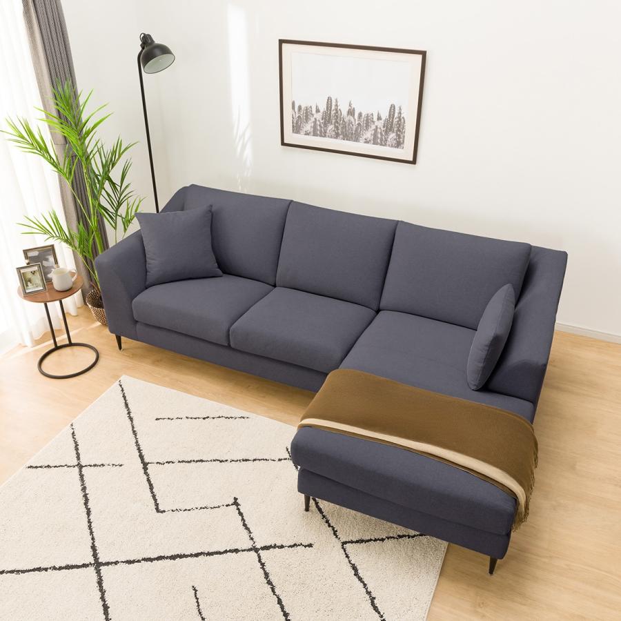 ニトリ（NITORI） 布張りカウチソファ(Nポケット BS15 LC Nシールド