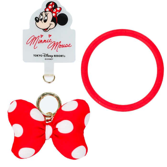 ミニーマウス スマートフォンアクセサリー インナーシート＆ハンド