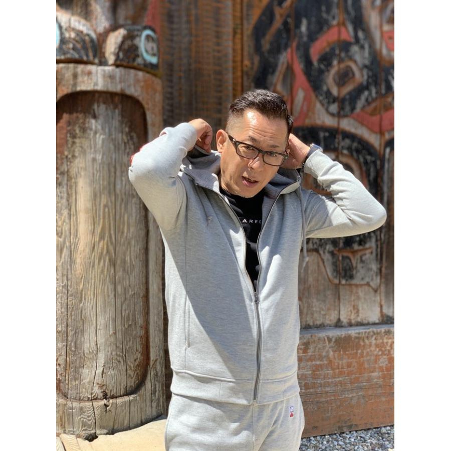 大人のスウェットカジュアルセットアップ（ZIPパーカー＆ジョガー