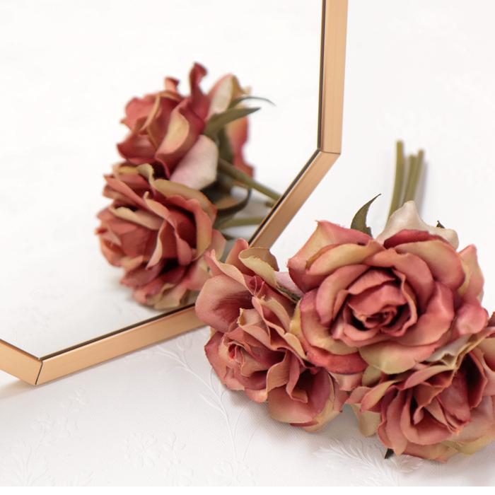 パラデック 八角形 鏡 玄関 風水 ミラー 壁掛け 卓上 オクタム sサイズ