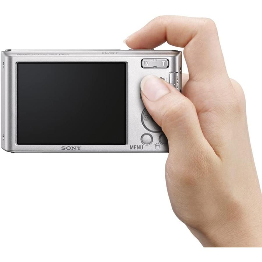 ソニー コンパクトデジタルカメラ Cyber-shot DSC-W830 シルバー 光学
