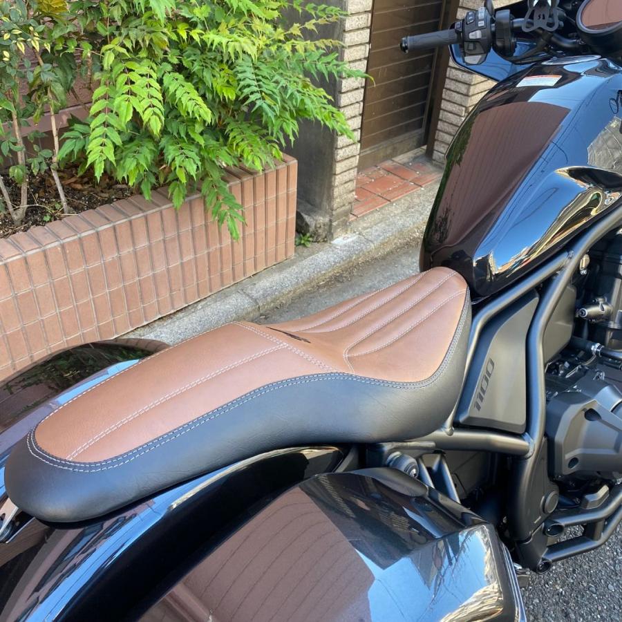 ホンダ（HONDA） レブル1100交換用ロングシート 2色スペシャルパターン
