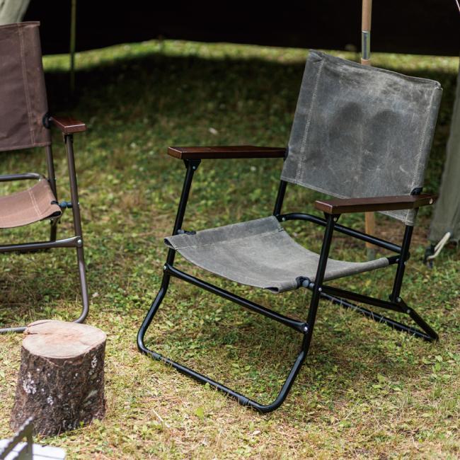 Mikan ミカン WAXED CANVAS ROVER CHAIR LOW ワックスドキャンバス