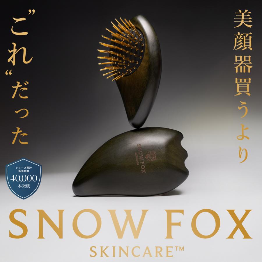 SNOW FOX SKINCARE ヘアブラシかっさ メンズ 美顔器買うより、これだっ