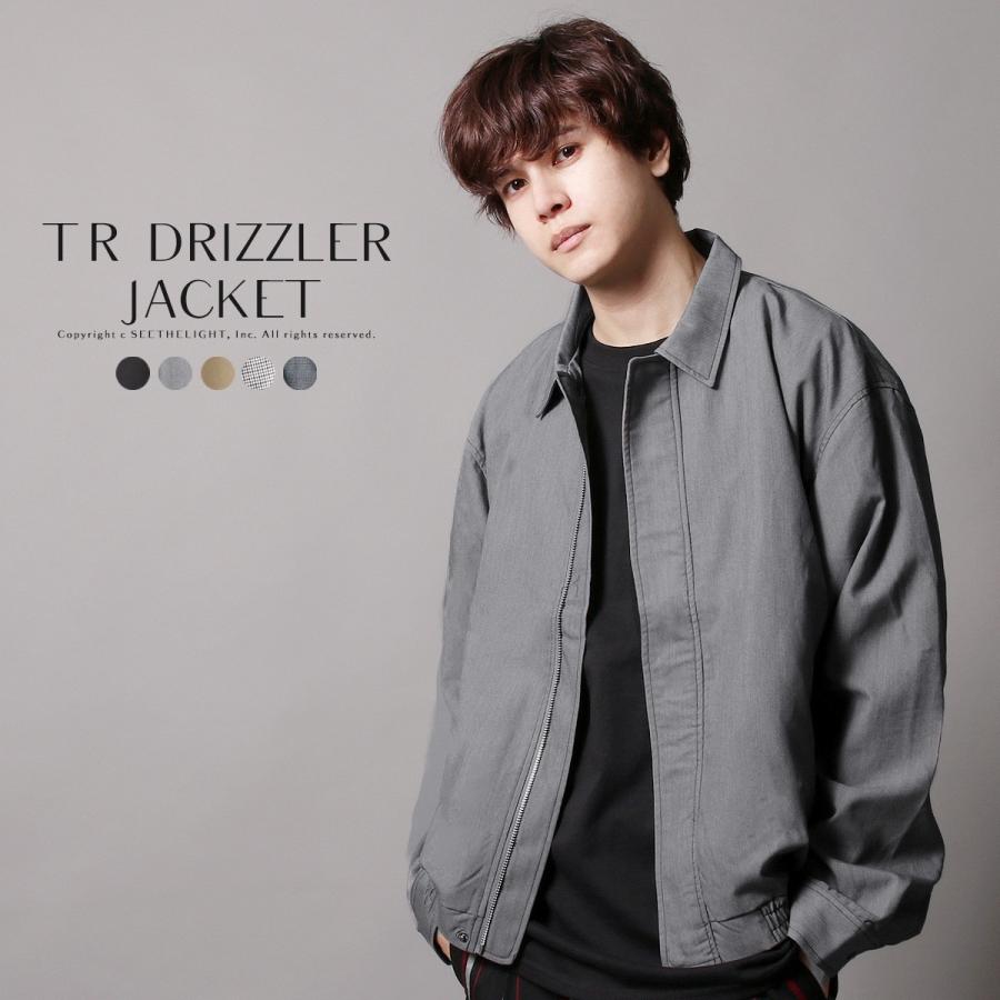 TR 起毛 スティッチ デザイン ドリズラージャケット スウィングトップ